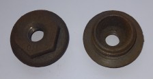 Radiátorová růžice levá 5/4' x 3/8' , černá