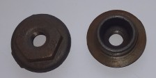 Radiátorová růžice pravá 5/4' x 3/8', černá